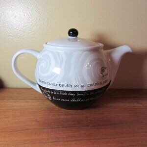 john hinde irish proverbs tea pot 4+ cups (W3976)